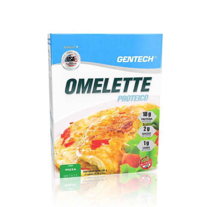 Omelette Proteico Pizza Gentech Suplementos Deportivos