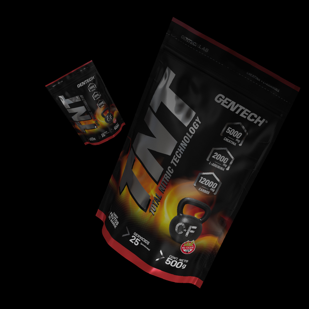 TNT Pre Workout Gentech con Creatina y Arginina