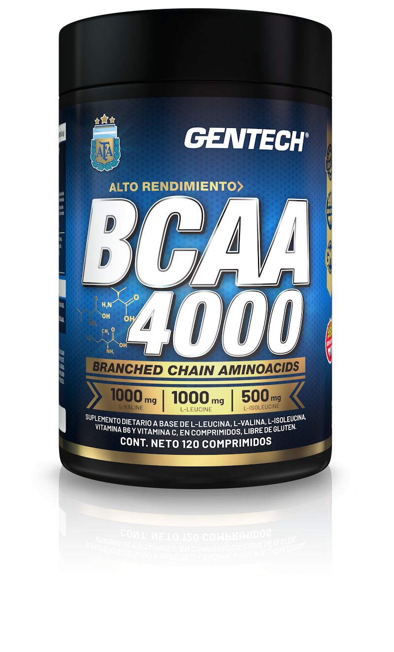 BCAA 4000 Gentech Los Aminoácidos Esenciales para tu Recuperación Muscular
