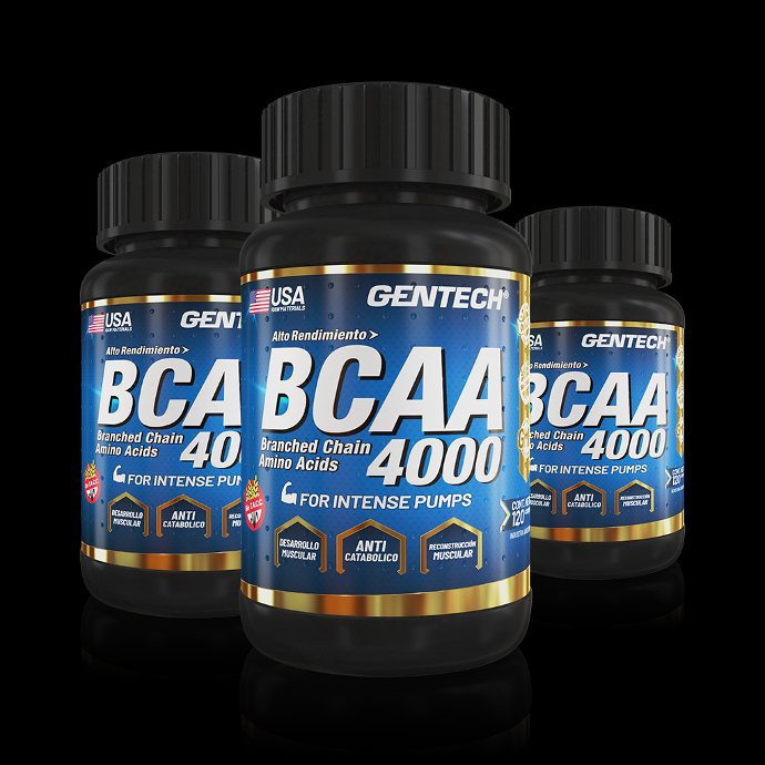 BCAA 4000 Gentech Los Aminoácidos Esenciales para tu Recuperación Muscular