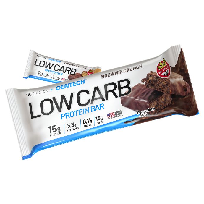 Barras proteicas Low Carb Gentech Suplementos Deportivos