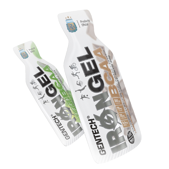 Gel energetico Iron Gel Gentech con aminoacidos bcaa