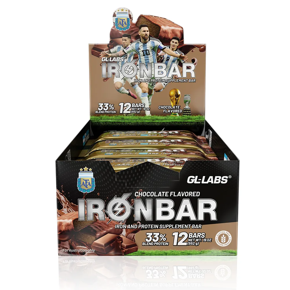[GTIBCHO012] Iron Bar AFA x 12 (Chocolate)
