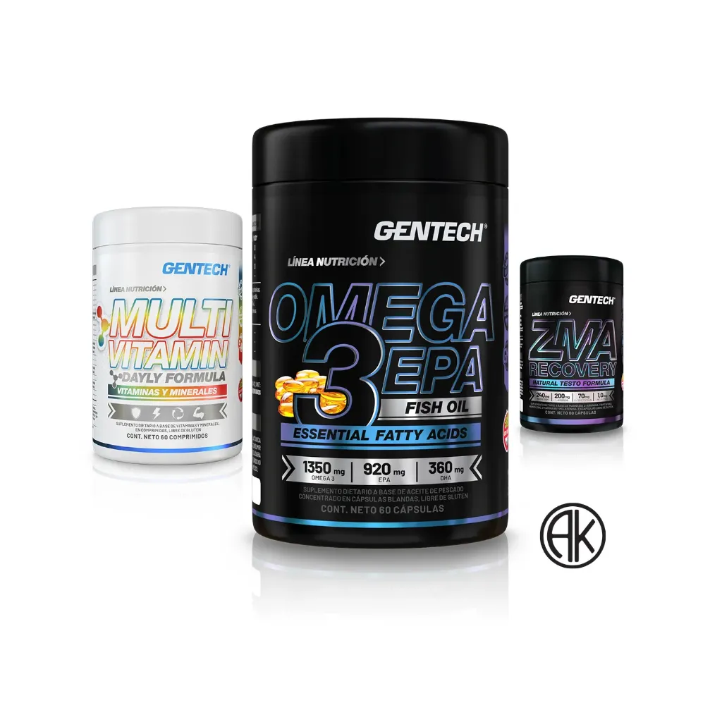 KIT 3 Multivitamin + Omega + ZMA