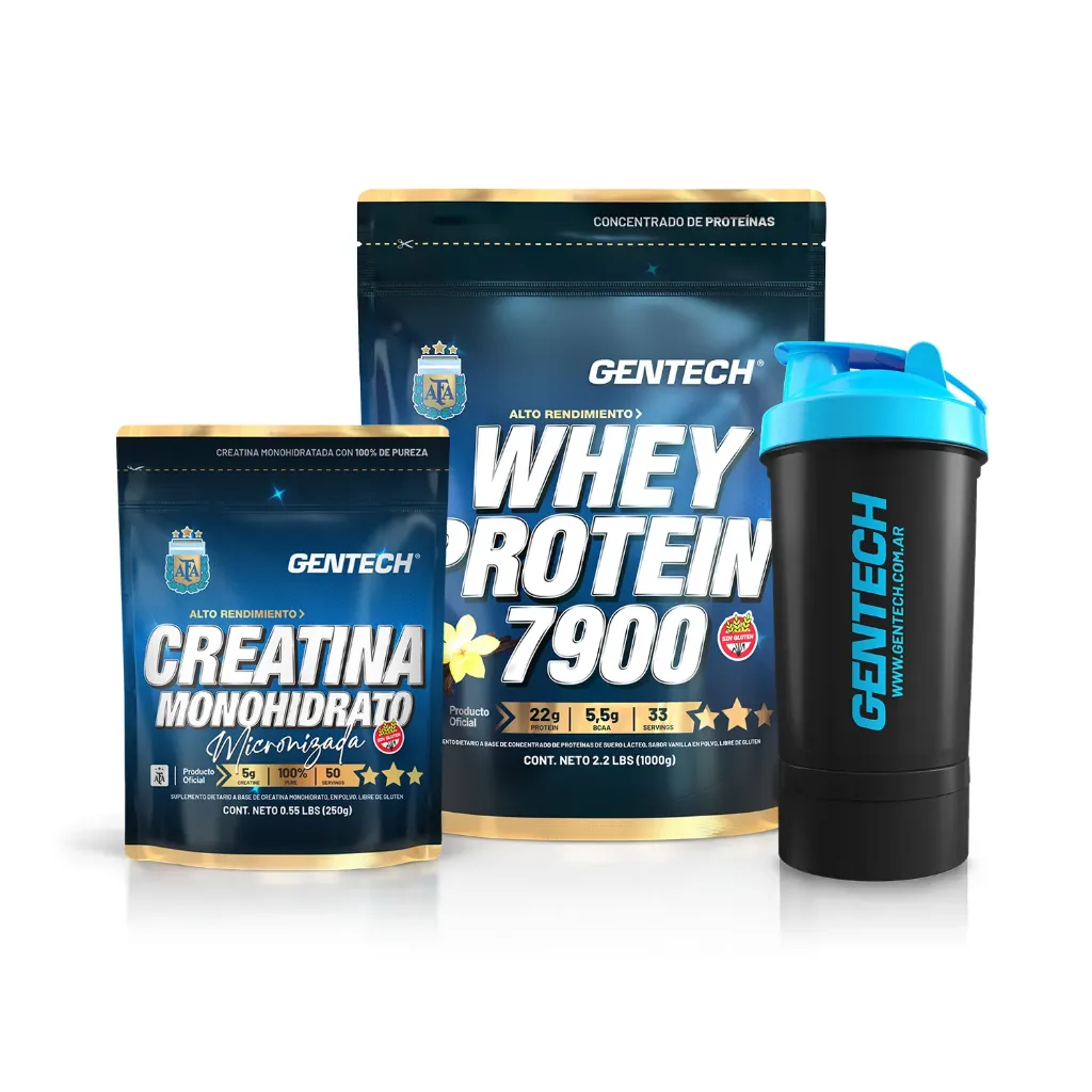 [KITGT0005] KIT 4 WHEY PROTEIN + CREATINA + SHAKER