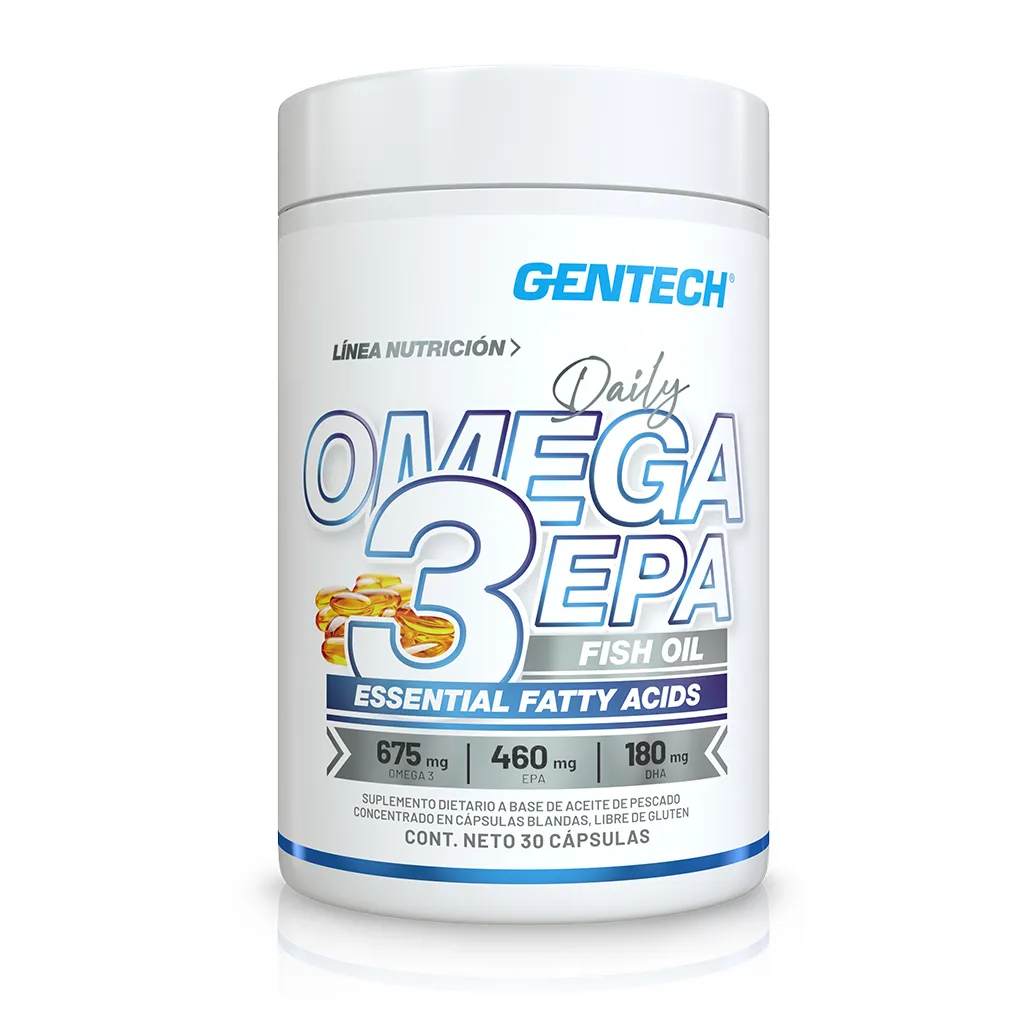 OMEGA 3 EPA & DHA GENTECH x 30 CAPSULES